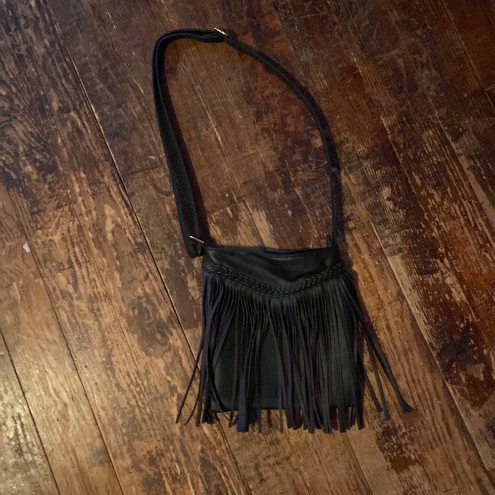 Faux Leather cross body purse